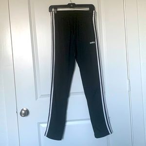 Adidas women’s black and white joggers